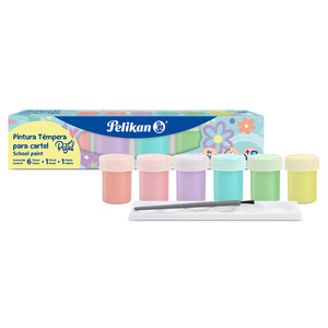 TEMPERA PELIKAN PASTEL 20ML 6U TEMPERA PELIKAN PASTEL 20ML 6U