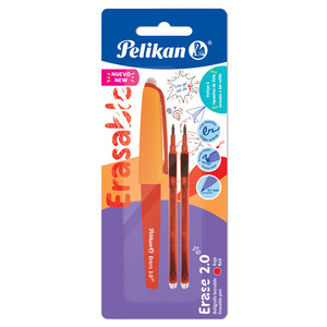 BOLIGRAFO ROJO BORRABLE PELIKAN + 2 REPUESTOS