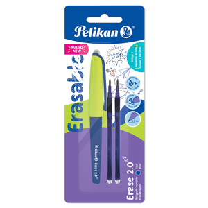 BOLIGRAFO AZUL BORRABLE PELIKAN + 2 REPUESTOS