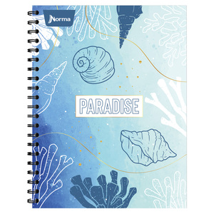 CUADERNO ESPIRAL BLANCO NORMA 100 HOJAS