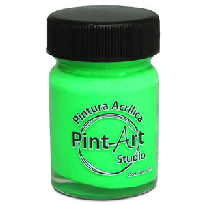 PINTURA ACRILICA FLUORESCENTE PINTART STUDIO 985 VERDE 30ML PINTURA ACRILICA FLUORESCENTE PINTART STUDIO 985 VERDE 30ML