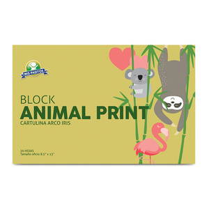 BLOCK ANIMAL PRINT BLOCK ANIMAL PRINT