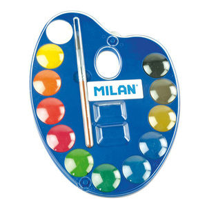 ACUARELAS MILAN 12 COLORES (PALETA) ACUARELAS MILAN 12 COLORES (PALETA)