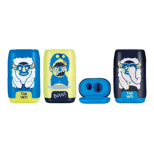 SACAPUNTA + BORRADOR MILAN THE YETI + 2 BORRADORES