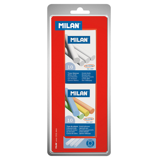 YESOS MILAN BLANCO + COLORES 20U (SULFATO DE CALCIO)