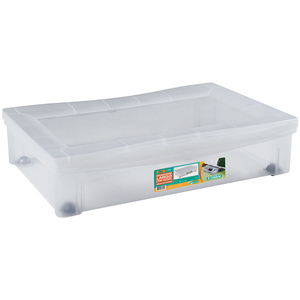 CAJA (PLASTICA, USO BAJO CAMA, CON RUEDAS, NEGRA) CAJA (PLASTICA, USO BAJO CAMA, CON RUEDAS, NEGRA)
