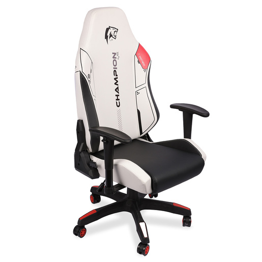 SILLA GAMER DE PU BLANCO CHAMPION 4TUNE