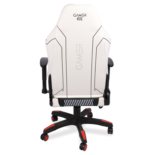 SILLA GAMER DE PU BLANCO CHAMPION 4TUNE