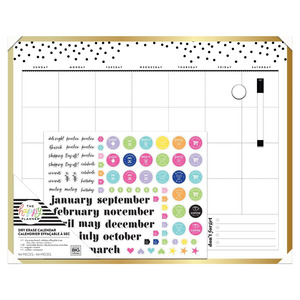 CALENDARIO HAPPY PLANER DRY ERASE (BLACK AND GOLD) CALENDARIO HAPPY PLANER DRY ERASE (BLACK AND GOLD)
