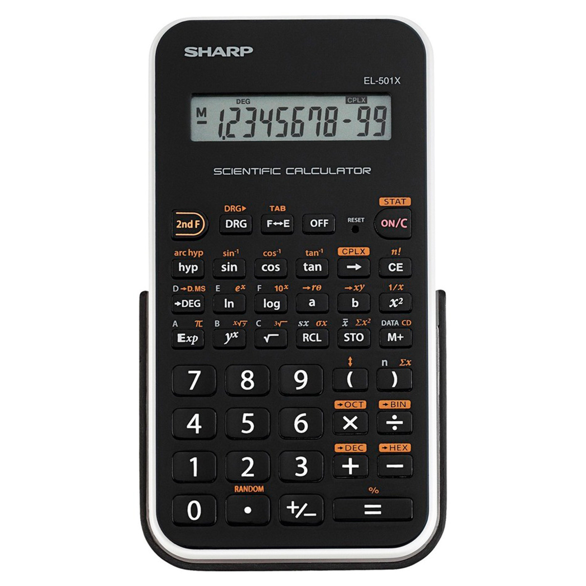 CALCULADORA SHARP CIENTIFICA, COLOR NEGRO EL-501X2BWH