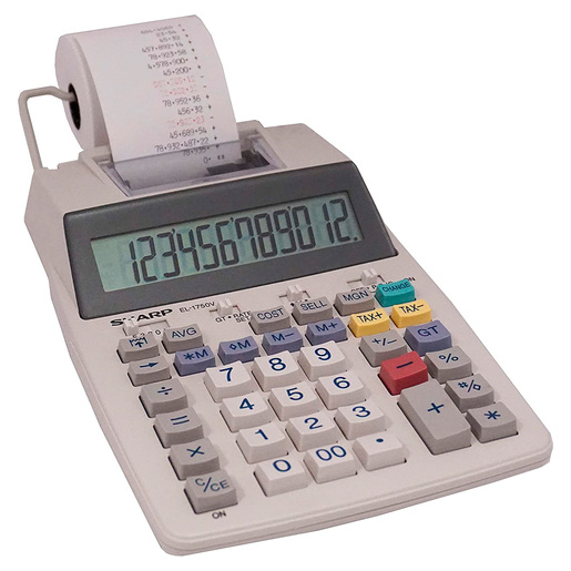 SUMADORA SHARP  EL-1750V