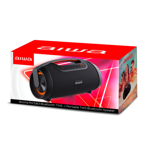 BOCINA AIWA INALAMBRICA, TRUE WIRELESS, GRAN SONIDO, MULTI CONECTIVIDAD AWS400BT
