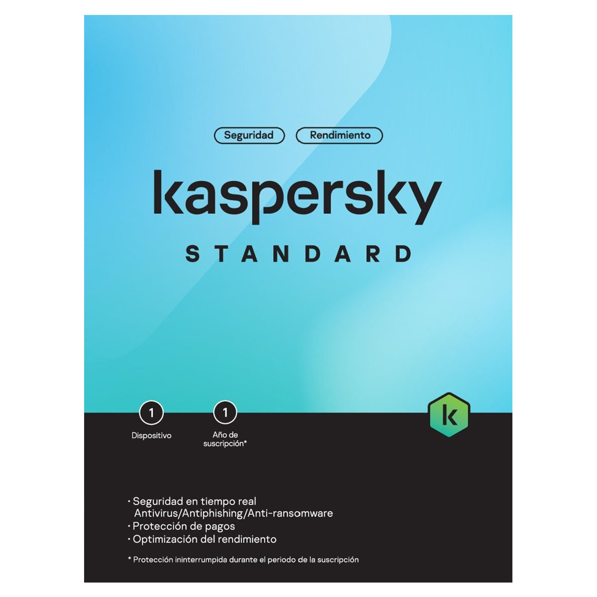 KASPERSKY STANDARD 1 DISPOSITIVO