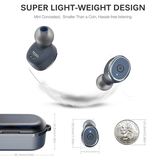 AUDIFONOS TOZO BLUETOOTH TWS TOZOT10BLU
