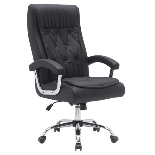 SILLA GERENCIAL DE PU PREMIUM NEGRO