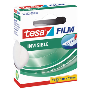 CINTA ADHESIVA INVISIBLE TESA 33M X 19MM CAJA CINTA ADHESIVA INVISIBLE TESA 33M X 19MM CAJA