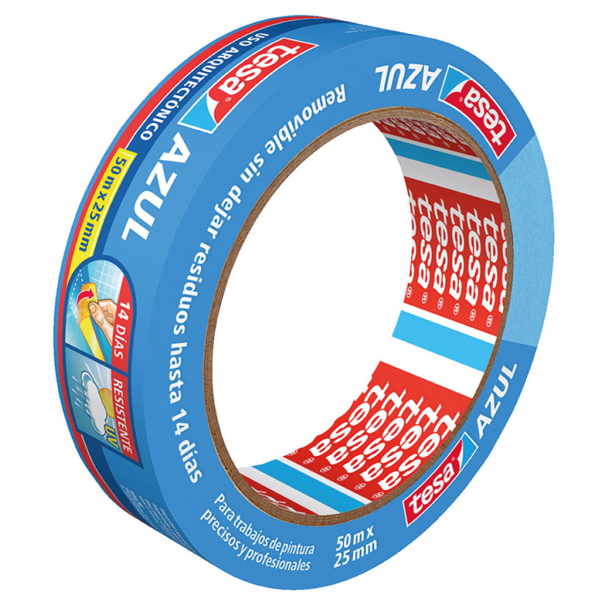 MASKING TAPE TESA AZUL 50M X 25MM