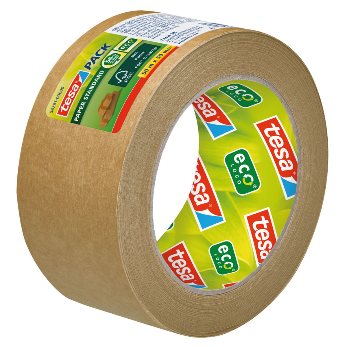 CINTA DE EMPAQUE TESA PAPER ECOLOGICO 50M X 50MM