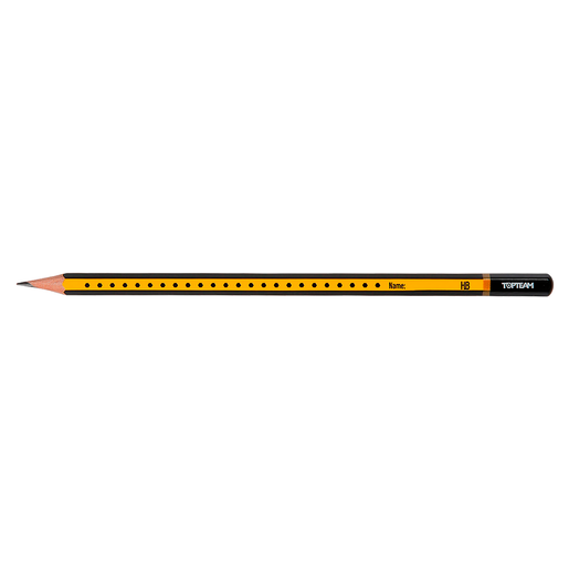 LAPIZ DE GRAFITO TRIANGULAR TOP TEAM 2.00 HP 12U (PREFESIONAL, INCLUYE BORRADOR)