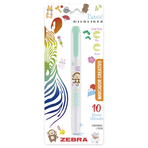 MARCADOR ZEBRA MILDLINER DOBLE PUNTA PET IT 1U (VERDE) MARCADOR ZEBRA MILDLINER DOBLE PUNTA PET IT 1U (VERDE)