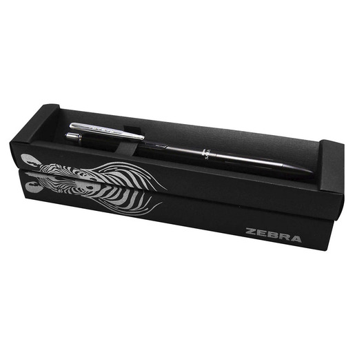 BOLIGRAFO ZEBRA GEL METALICO TINTA NEGRA 1U (NEGRO)