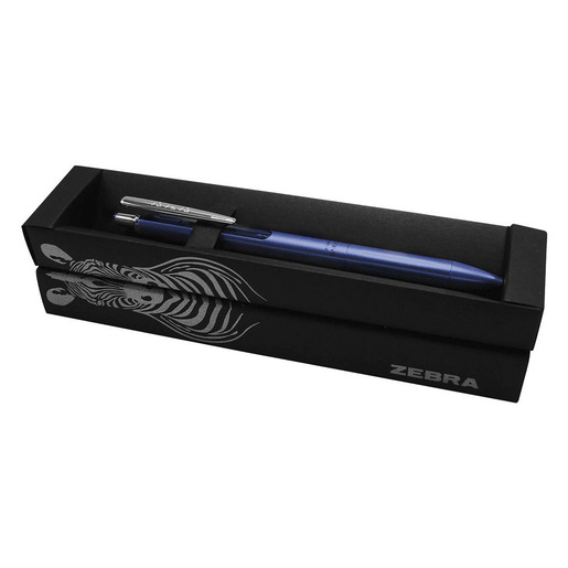 BOLIGRAFO ZEBRA GEL METALICO TINTA NEGRA 1U (AZUL)