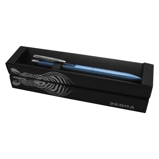 BOLIGRAFO ZEBRA GEL METALICO TINTA NEGRA 1U (TURQUESA)