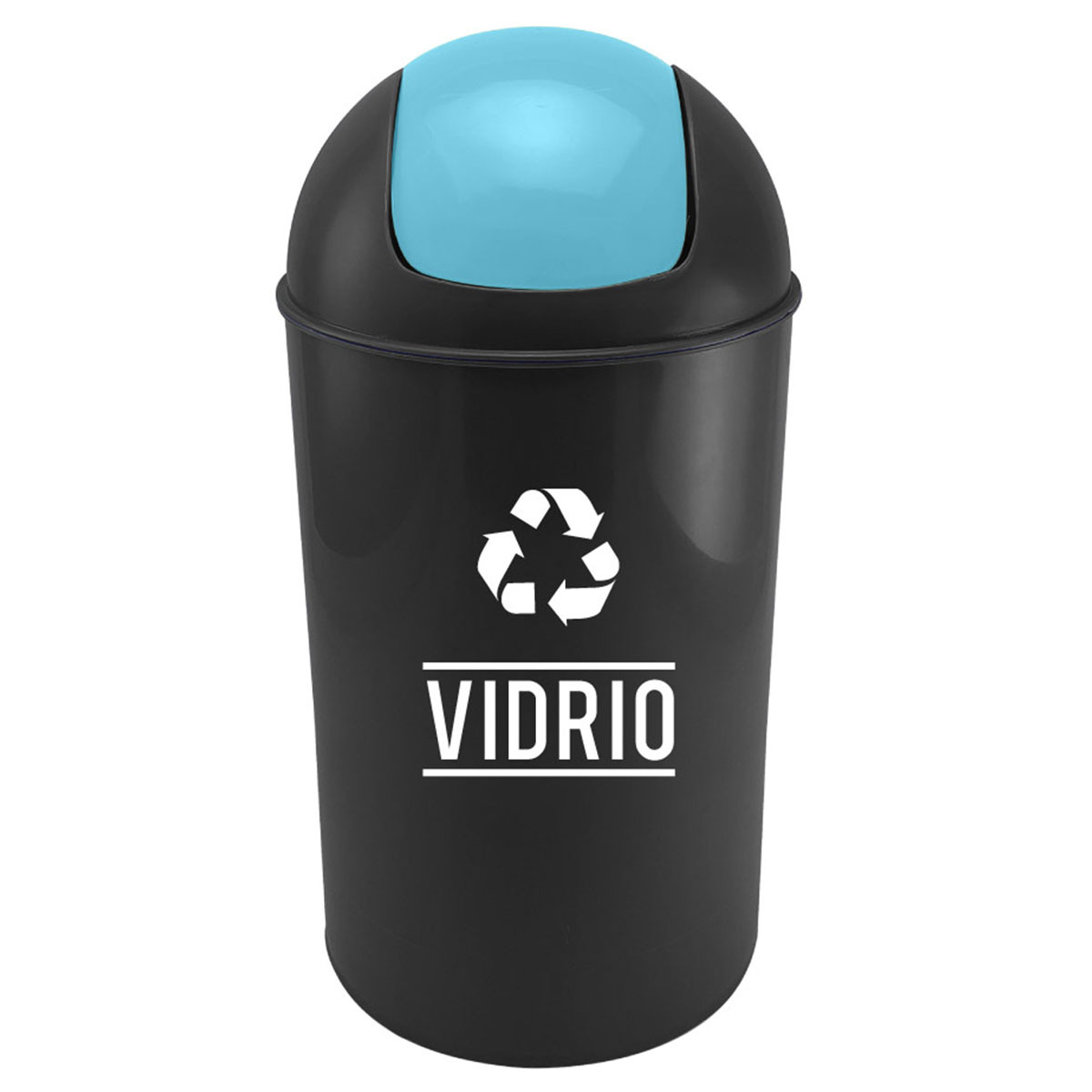 BASURERO SWING 35LTS VIDRIO