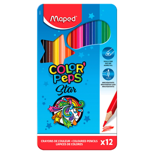 LAPICES DE COLORES MAPED COLORPEPS 12U LAPICES DE COLORES MAPED COLORPEPS 12U
