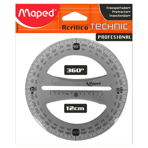TRANSPORTADOR MAPED TECHNIC PRO 360 12CM 1U TRANSPORTADOR MAPED TECHNIC PRO 360 12CM 1U