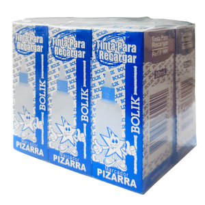 TINTA RECARGABLE BOLIK PIZARRA AZUL 6U TINTA RECARGABLE BOLIK PIZARRA AZUL 6U