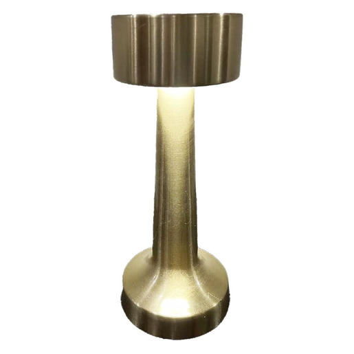 LAMPARA DE MES 3W DORADO 3DTTLLED10DCCCD