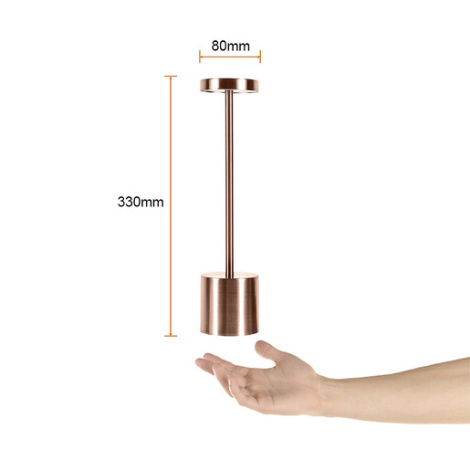 LAMPARA DE MESA 3W BRONCE 3DTTLLED12DCCCBA