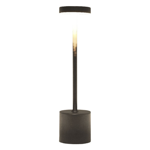 LAMPARA DE MESA 3W NEGRO 3DTTLLED12DCCCN