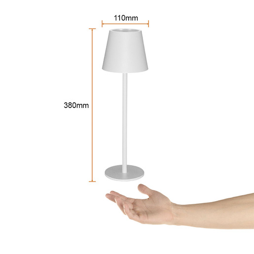 LAMPARA DE MESA TOUCH LED 3W BLANCO  5DTTLLED11DCCCB