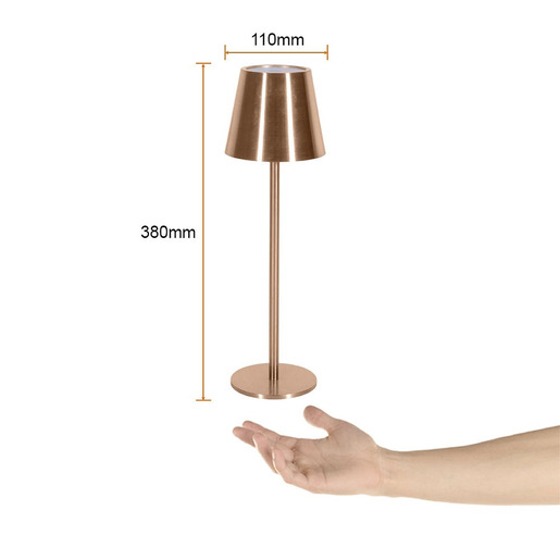 LAMPARA DE MESA TOUCH LED 3W BRONCE  5DTTLLED11DCCCBA