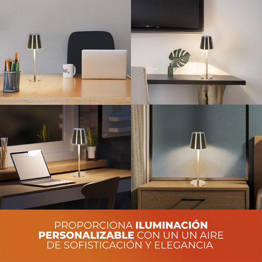 LAMPARA DE MESA TOUCH LED 3W DORADO  5DTTLLED11DCCCD