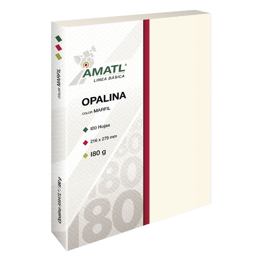 OPALINA AMATL MARFIL 180G CARTA 100 HJS
