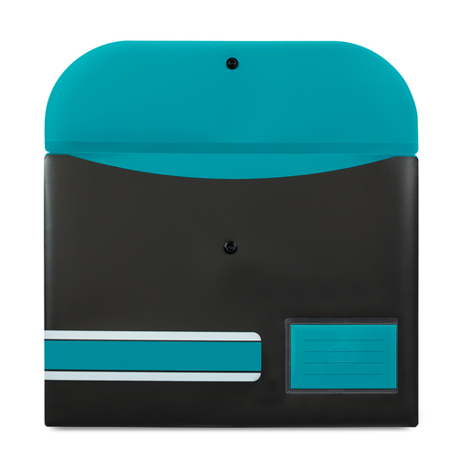 SOBRE 2 BOLSILLOS, TAMANO A4 AZUL IO-F200