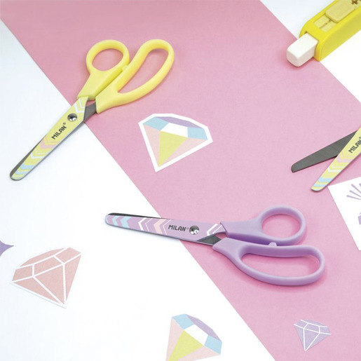 TIJERA MILAN PASTEL AMARILLO