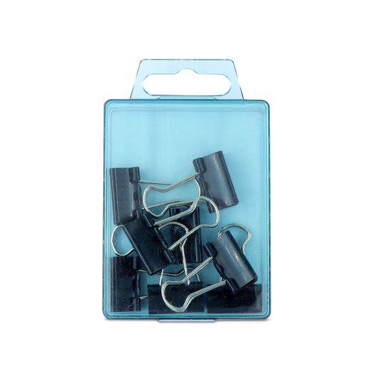 SUJETADOCUMENTOS ECONOVO 19MM 8U (100% PLASTICO RECICLADO)