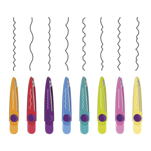 TIJERAS MILAN ZIGZAG INTERCAMBIABLES 8U