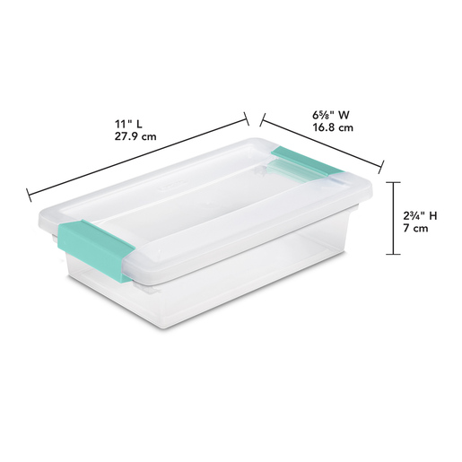 CAJA ORGANIZADORA CIERRE CLIP PEQUENA STERILITE