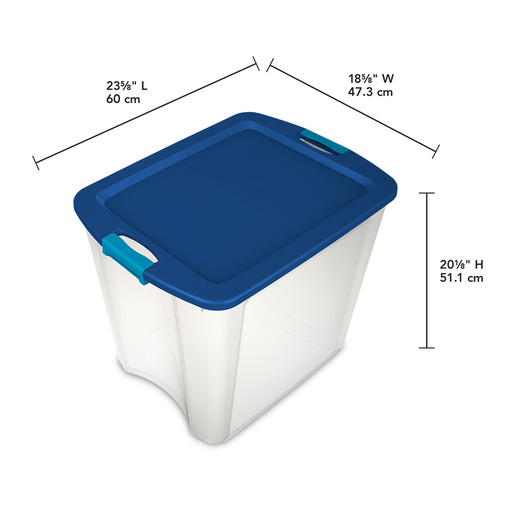 CAJA PLASTICA 26 GALONES STERILITE