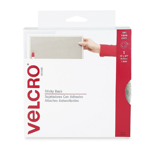 VELCRO ROLLO 19MM x 4m BLANCO