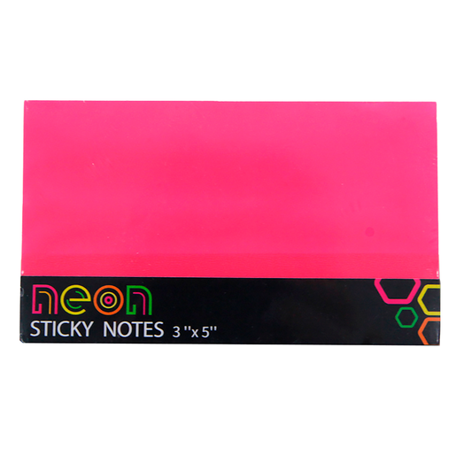 NOTAS ADHESIVAS TOP TEAM 3 X 5 NEON 400H (100H POR COLOR, VERDE, AMARILLO, NARANJA, ROSA)