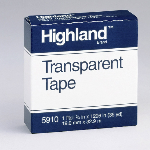 CINTA ADHESIVA HIGHLAND 3/4 X19MM 5910