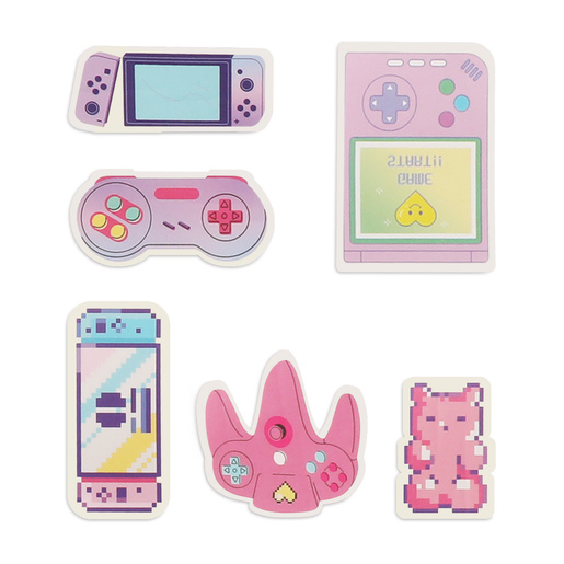 BANDERITAS ADHESIVAS ISTUDY 5 DISENOS 25H CADA DISENO CONCEPTO GAMER GIRL