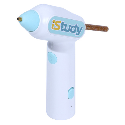 PISTOLA DE SILICON ISTUDY (SIN CORDON, RECARGABLE, PERFECTA PARA TRABAJOS DE ARTE, DECORACION Y DIY)