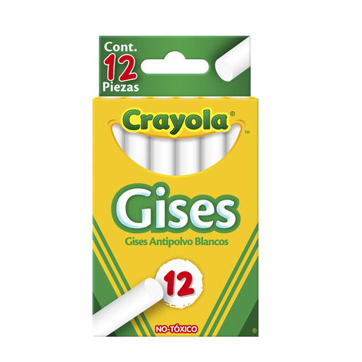 YESOS BLANCOS CRAYOLA  12U